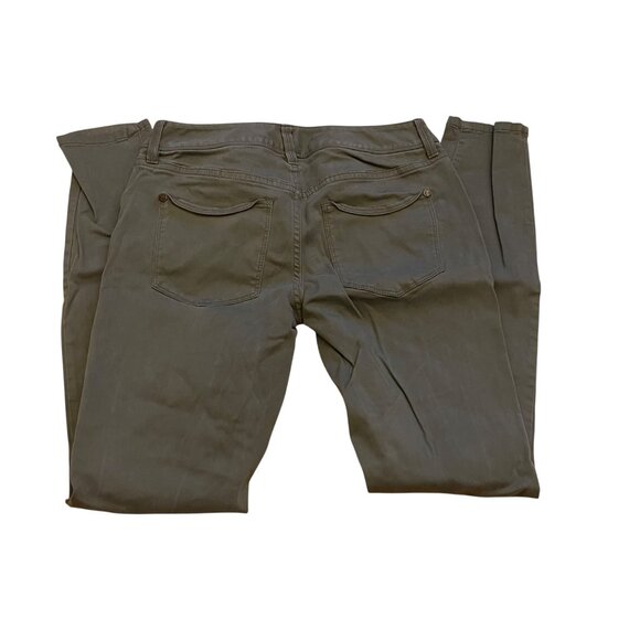 The Limited Denim Legging Jean Size 0 Olive Green skinny leg - Picture 2 of 10